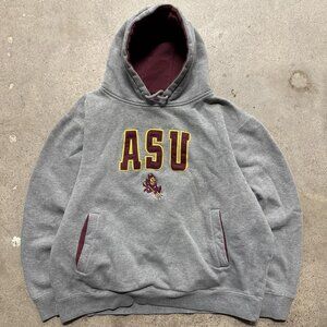 Arizona State ASU Football Hoodie Sweater Streetwear Mens Sz Large Y2K Retro